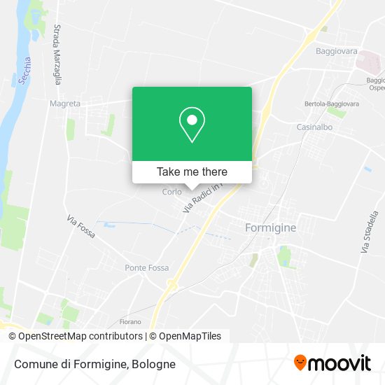 Comune di Formigine map