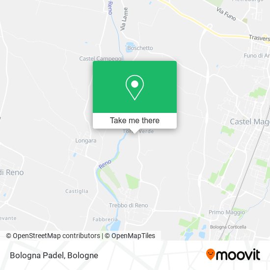 Bologna Padel map