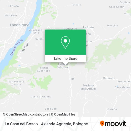 La Casa nel Bosco - Azienda Agricola map