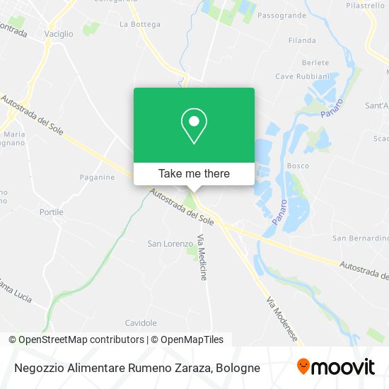 Negozzio Alimentare Rumeno Zaraza map