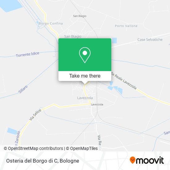 Osteria del Borgo di C map