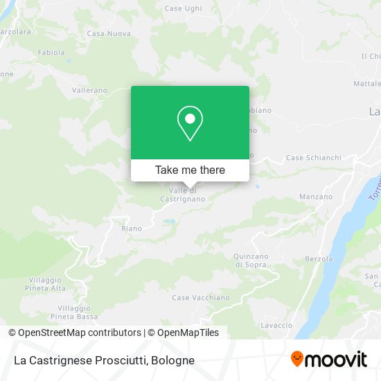 La Castrignese Prosciutti map