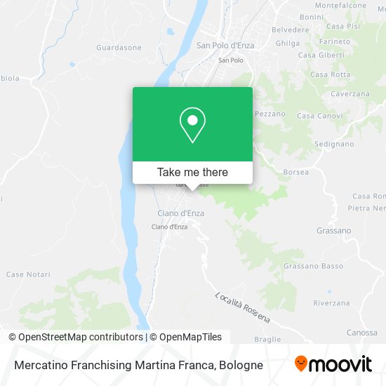 Mercatino Franchising Martina Franca map