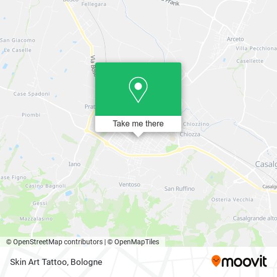 Skin Art Tattoo map