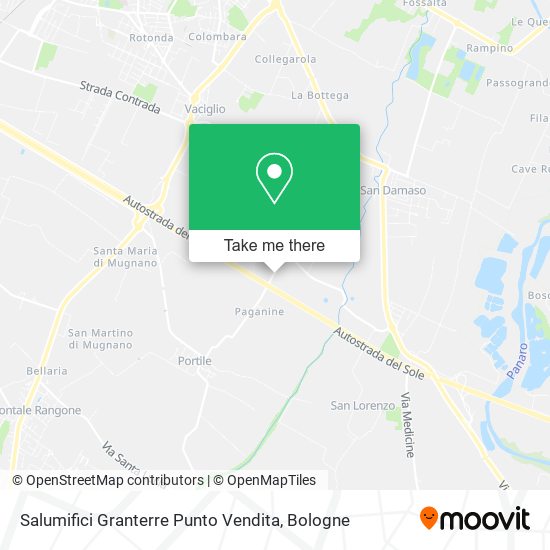 Salumifici Granterre Punto Vendita map