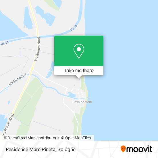 Residence Mare Pineta map