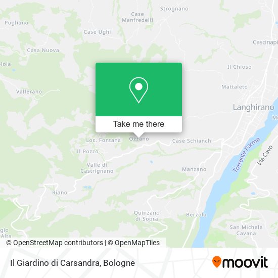 Il Giardino di Carsandra map