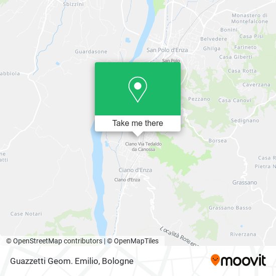 Guazzetti Geom. Emilio map