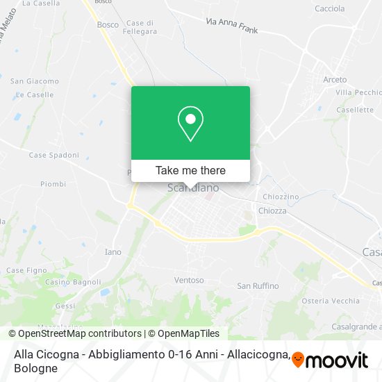 Alla Cicogna - Abbigliamento 0-16 Anni - Allacicogna map
