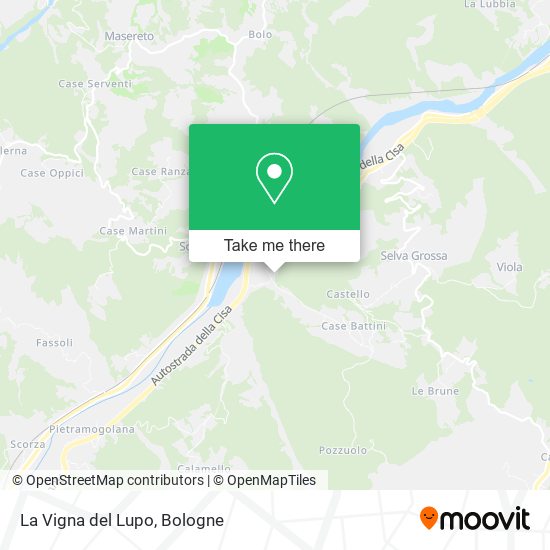 La Vigna del Lupo map