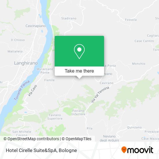 Hotel Cirelle Suite&SpA map