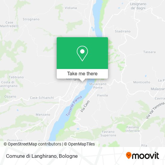 Comune di Langhirano map