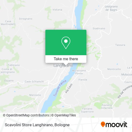 Scavolini Store Langhirano map