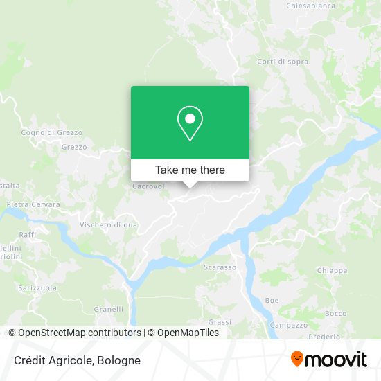 Crédit Agricole map