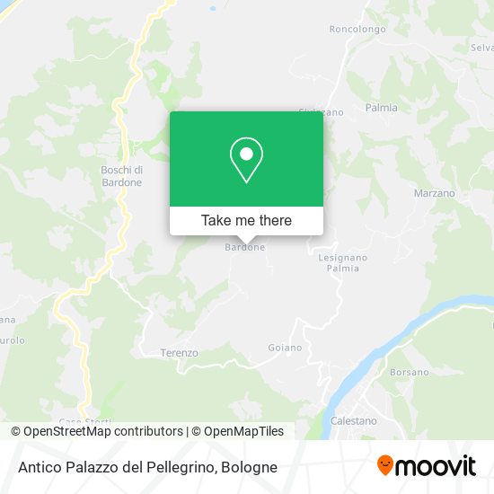 Antico Palazzo del Pellegrino map