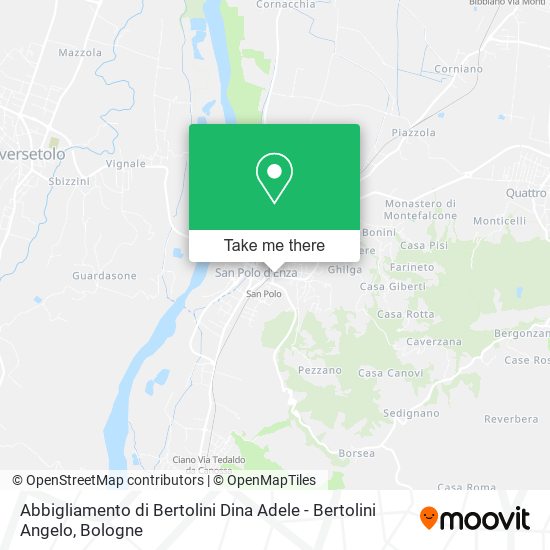 Abbigliamento di Bertolini Dina Adele - Bertolini Angelo map