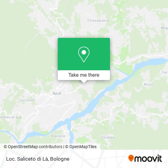 Loc. Saliceto di Là map