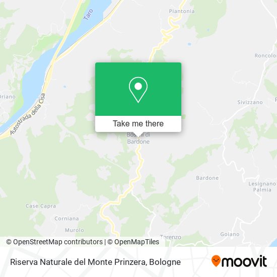 Riserva Naturale del Monte Prinzera map