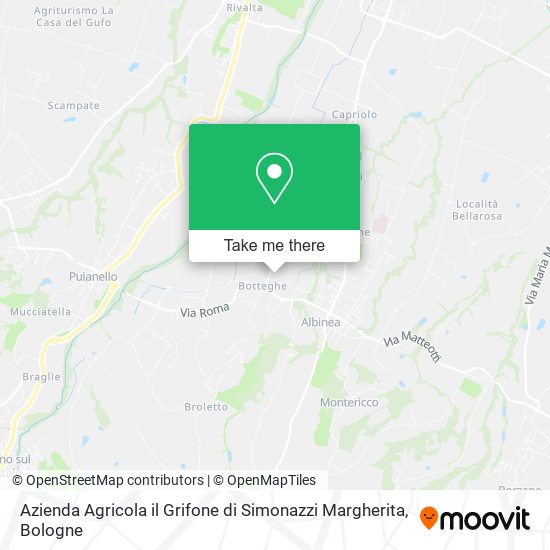 Azienda Agricola il Grifone di Simonazzi Margherita map