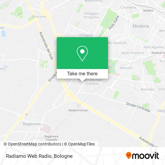 Radiamo Web Radio map