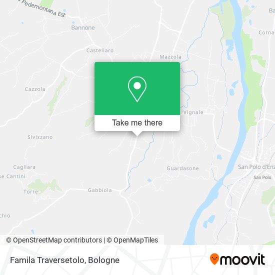 Famila Traversetolo map