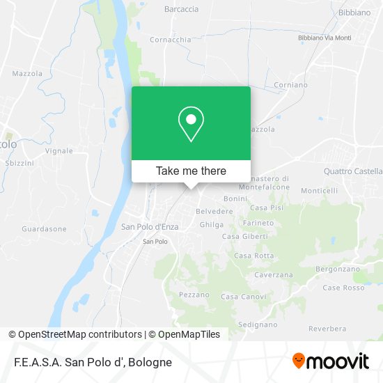 F.E.A.S.A. San Polo d' map