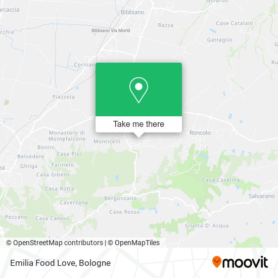 Emilia Food Love map