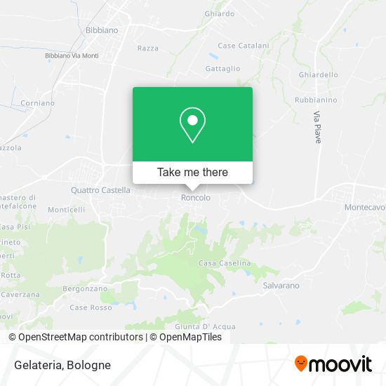 Gelateria map