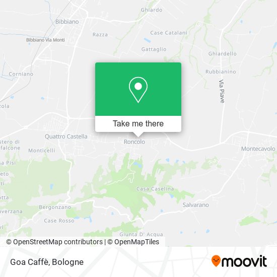 Goa Caffè map