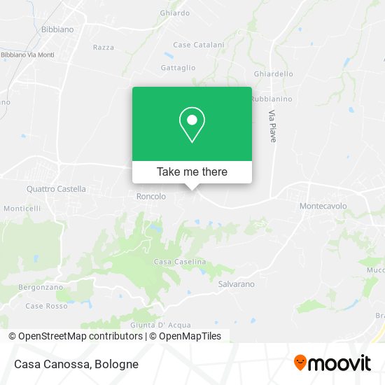 Casa Canossa map