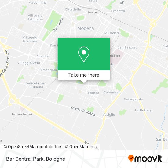 Bar Central Park map