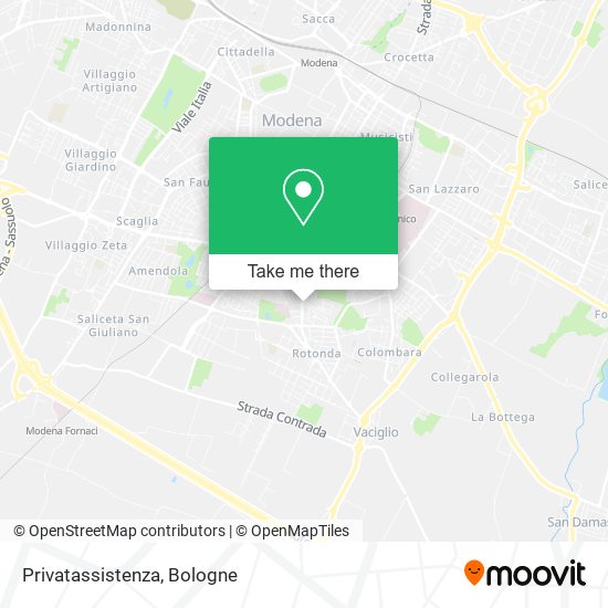 Privatassistenza map