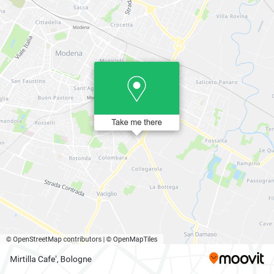 Mirtilla Cafe' map