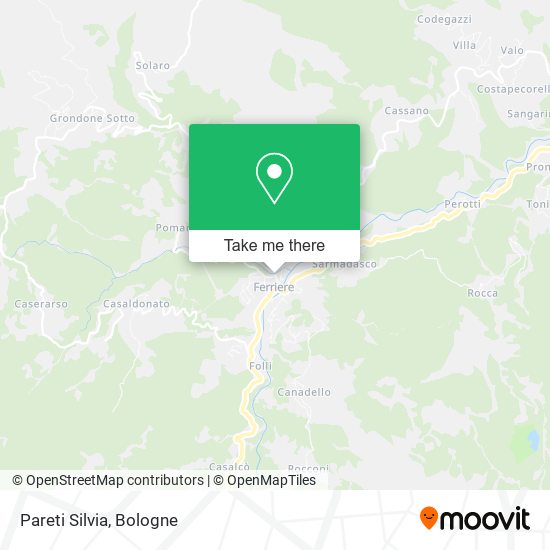 Pareti Silvia map