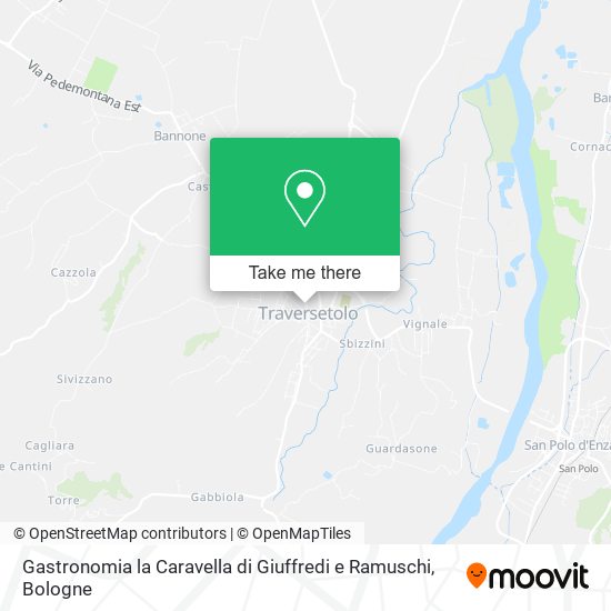 Gastronomia la Caravella di Giuffredi e Ramuschi map