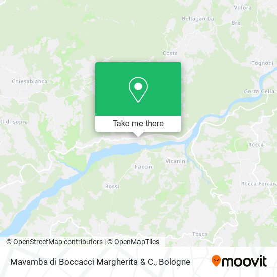Mavamba di Boccacci Margherita & C. map