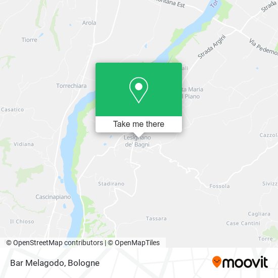 Bar Melagodo map