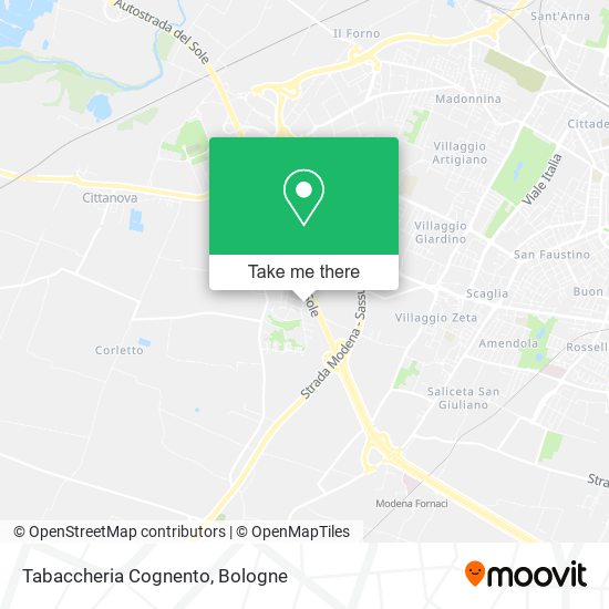 Tabaccheria Cognento map