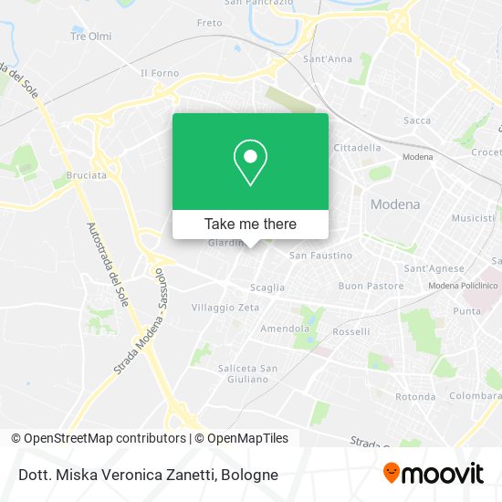 Dott. Miska Veronica Zanetti map
