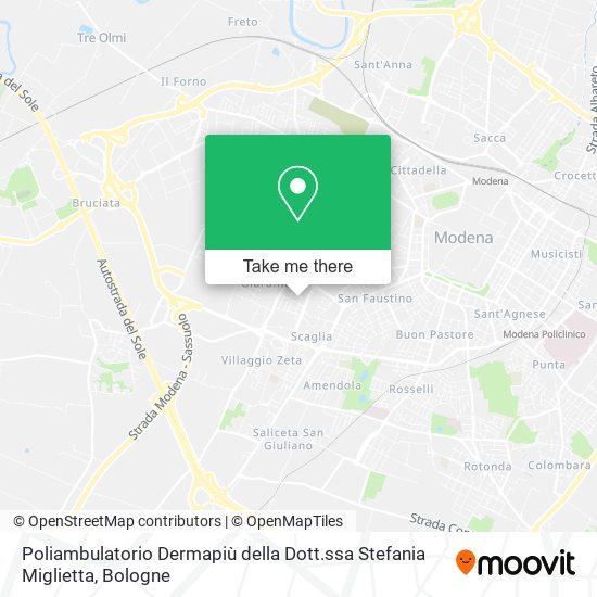 Poliambulatorio Dermapiù della Dott.ssa Stefania Miglietta map