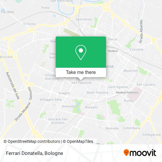 Ferrari Donatella map