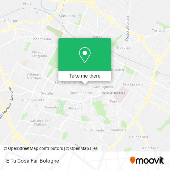 E Tu Cosa Fai map