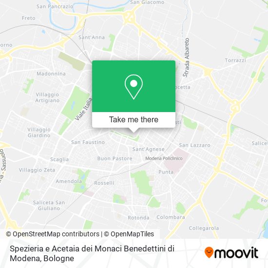 Spezieria e Acetaia dei Monaci Benedettini di Modena map