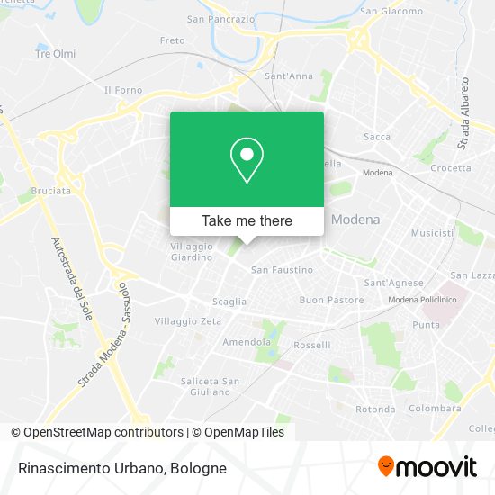 Rinascimento Urbano map