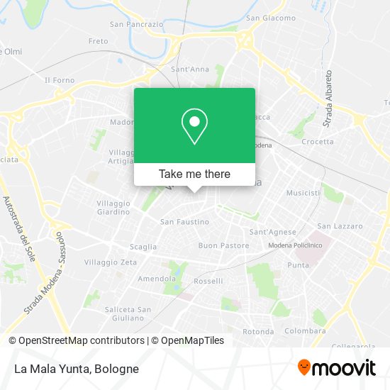 La Mala Yunta map