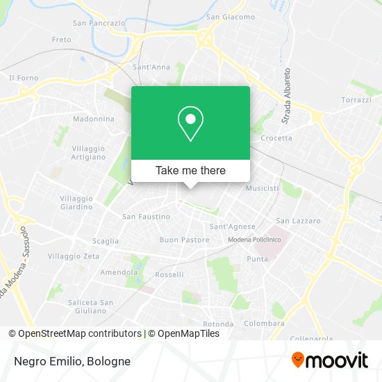 Negro Emilio map