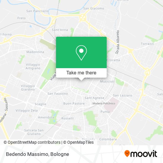 Bedendo Massimo map