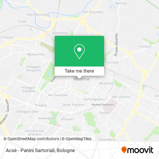 Acsè - Panini Sartoriali map