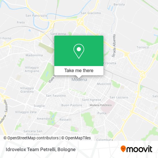 Idrovelox Team Petrelli map