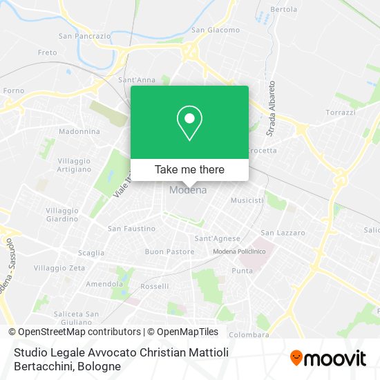 Studio Legale Avvocato Christian Mattioli Bertacchini map